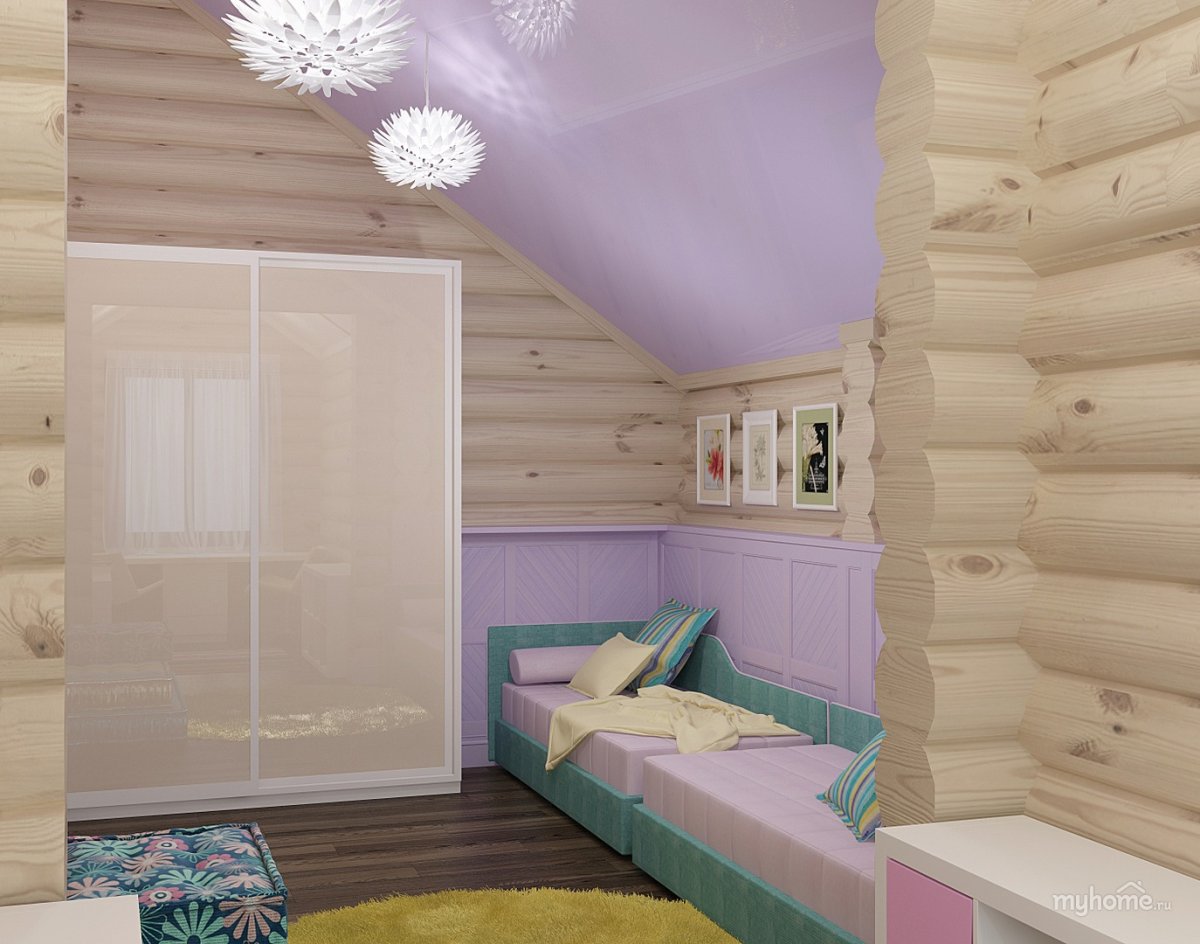 Детская в деревянном доме