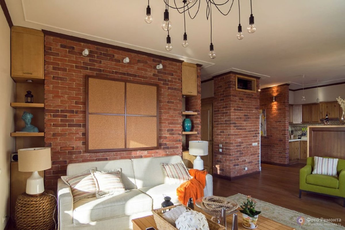 Камин в частном доме