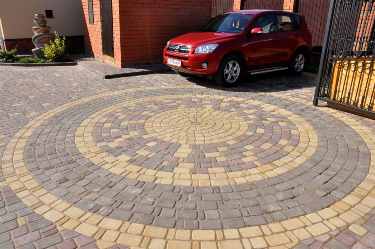 Плитка под навес для машины