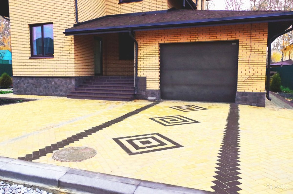 Дорожка для автомобиля на даче