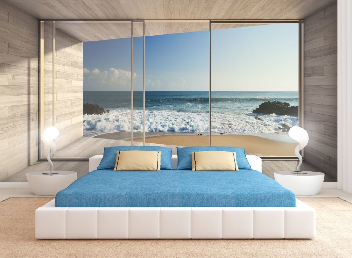 Фотообои расширяющие пространство для спальни