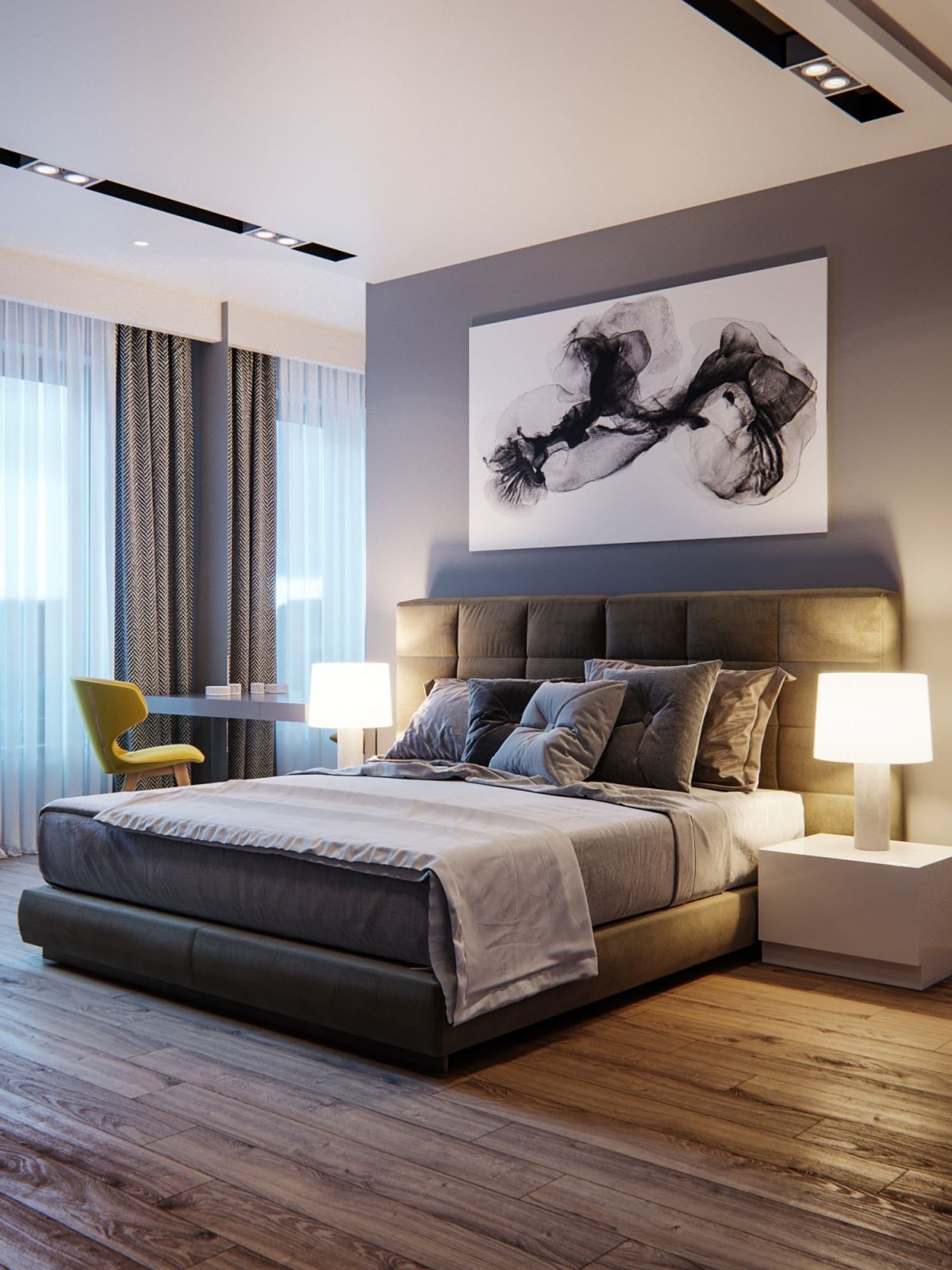 Спальня в стиле современный Модерн