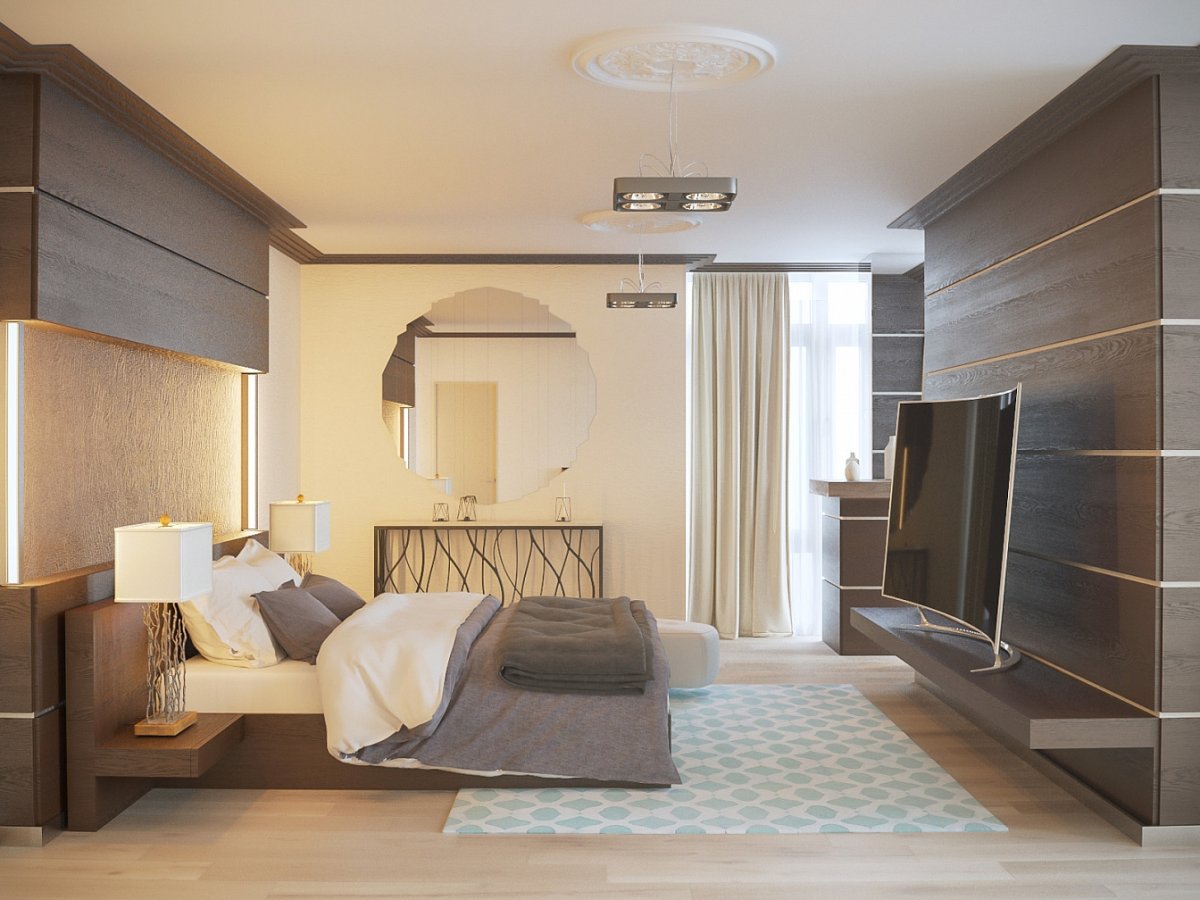 Спальня в стиле Контемпорари