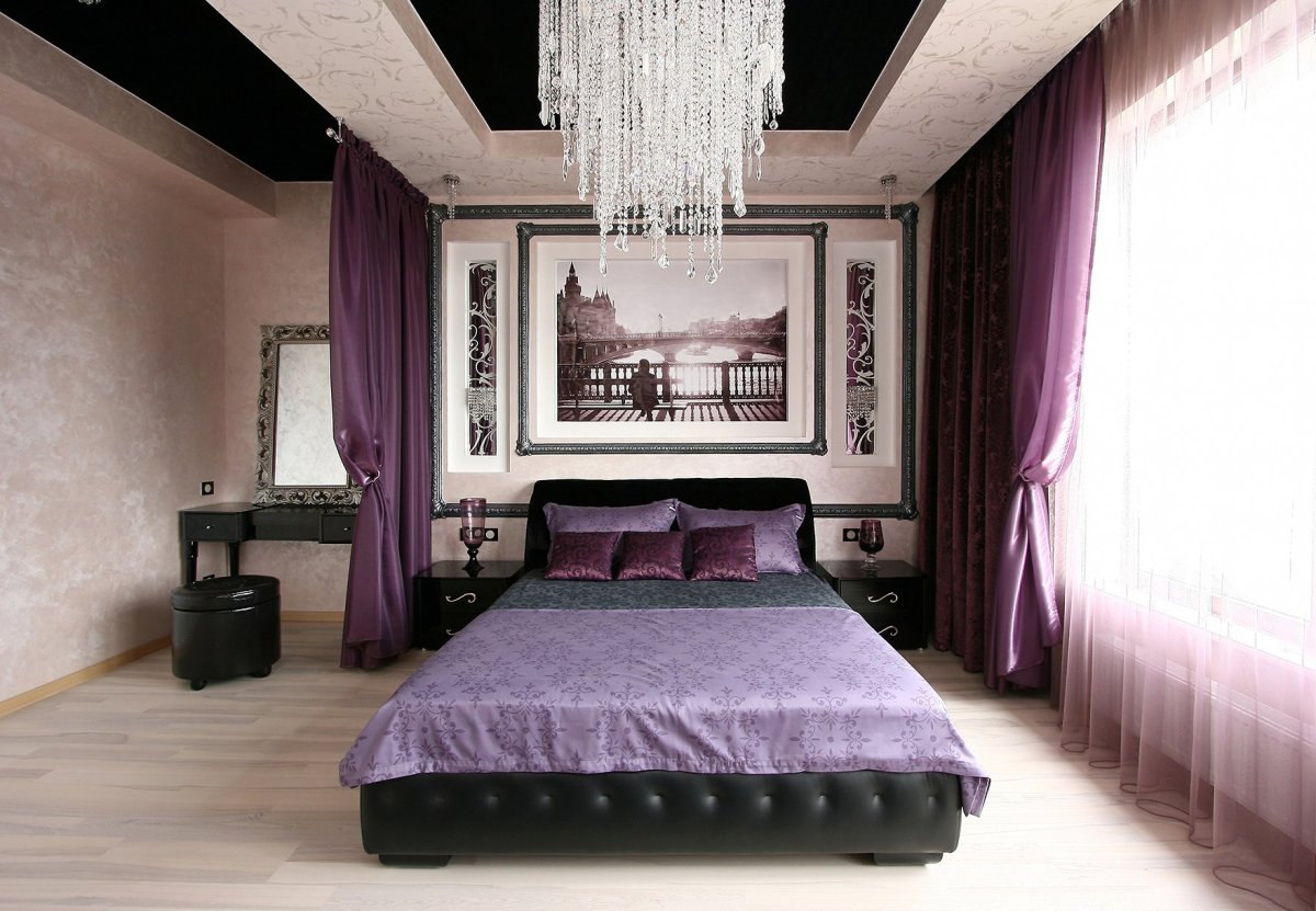 Стиль Контемпорари в интерьере спальни