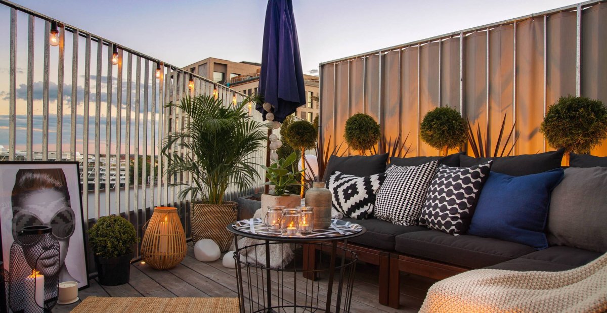 Освещение террасы