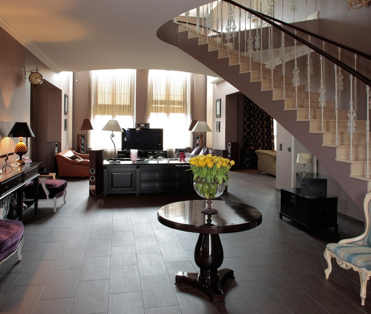 Интерьер коттеджа в американском стиле