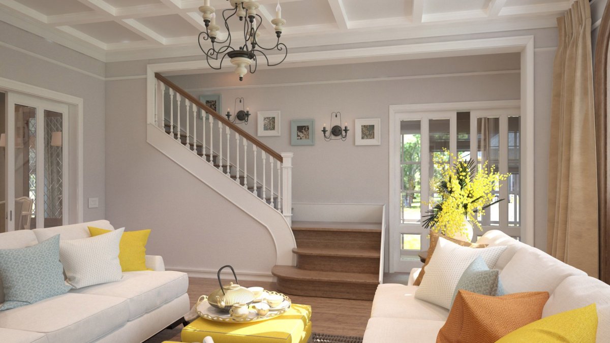 Американские домики внутри