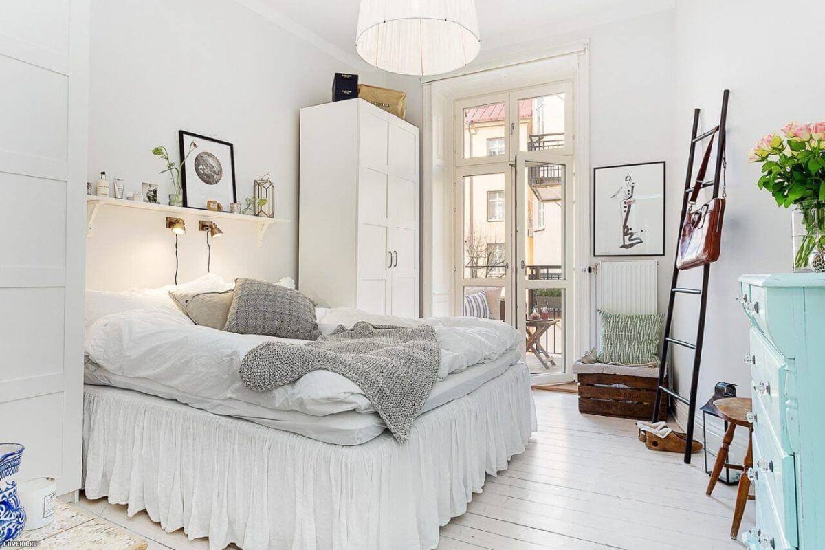 Маленькая спальня икеа