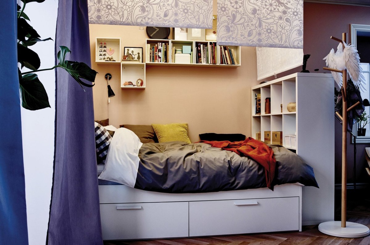 Маленькая спальня икеа