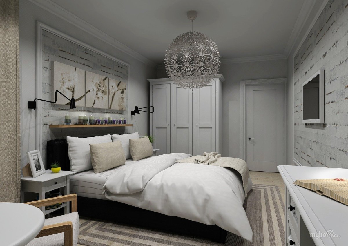 Спальня икеа ЛЕЙРВИК