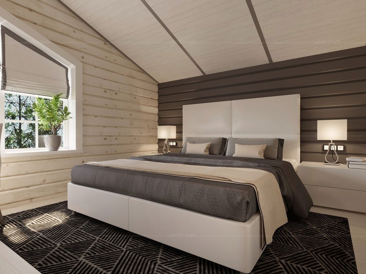 Сканди Прованс спальня