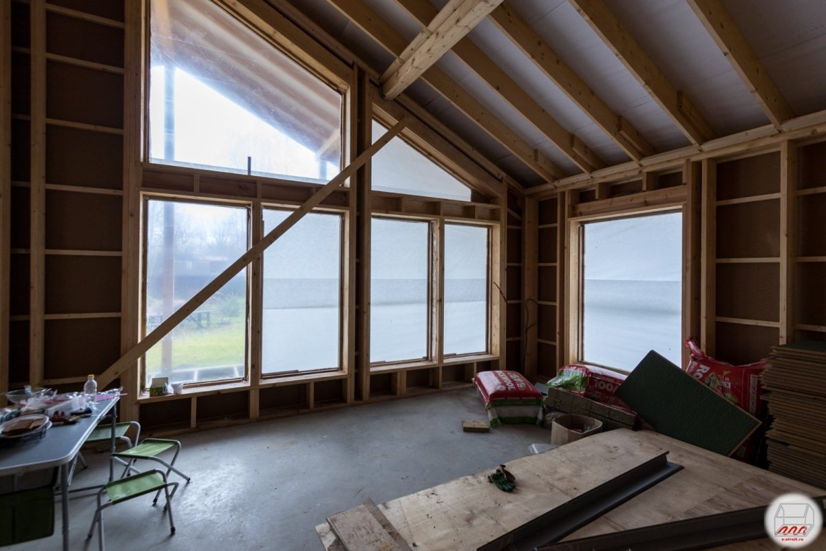 Мансарда экостиль