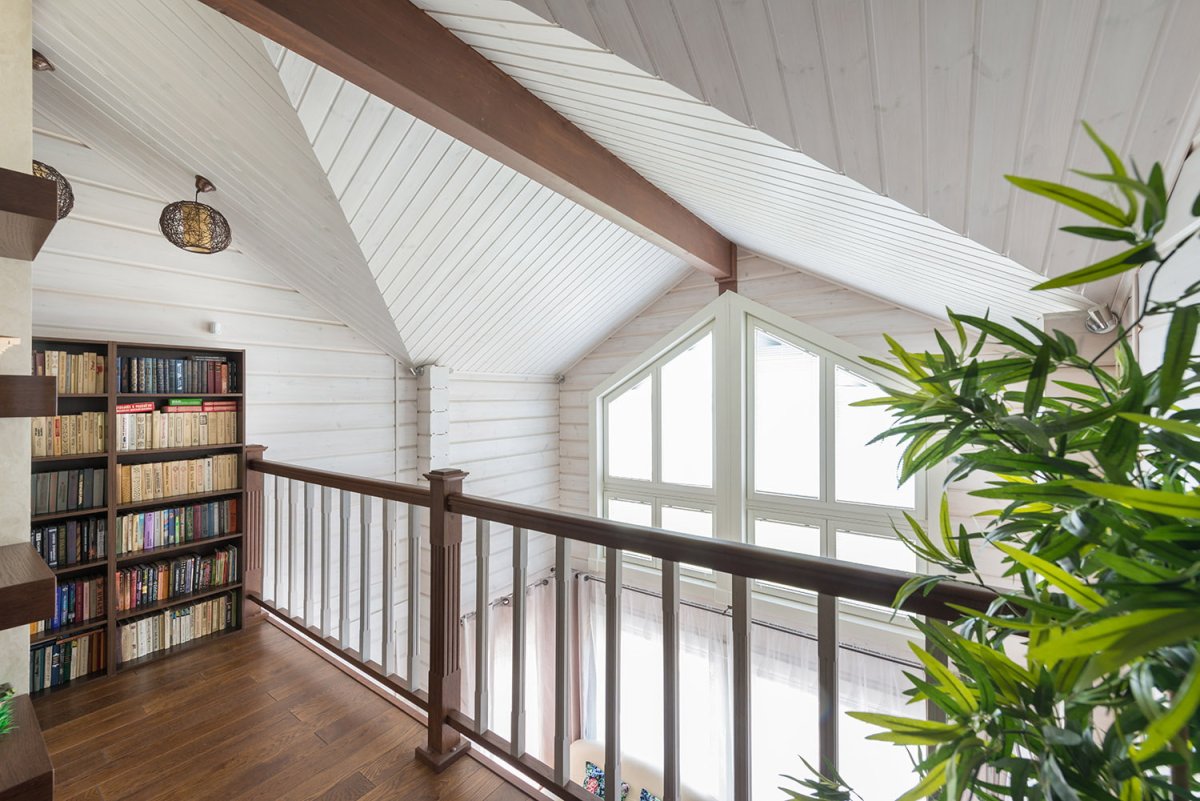 Дом одноэтажный с мансардой 80кв м