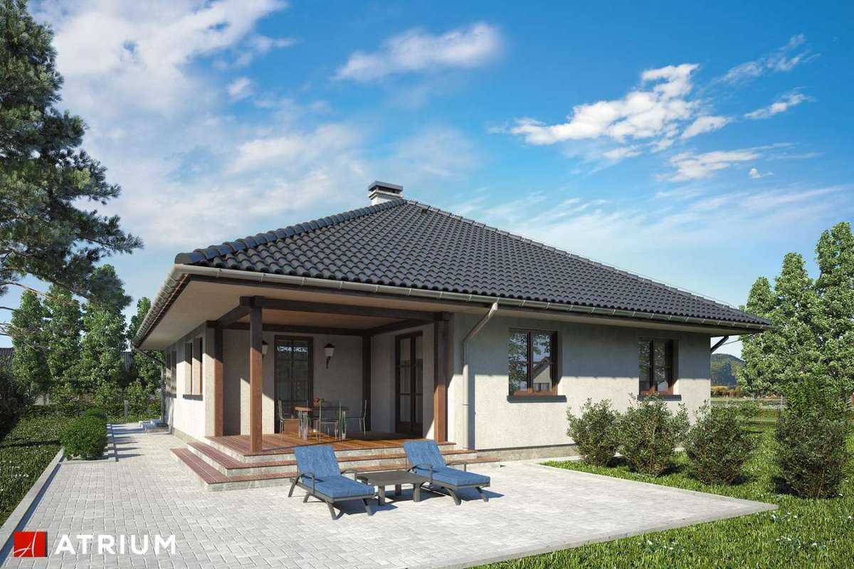 Фасады одноэтажных домов с мансардой