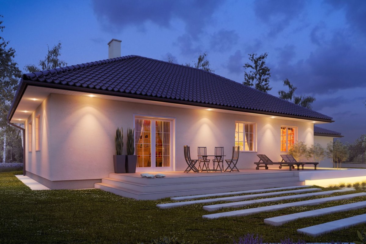 Мансарда под двускатной крышей