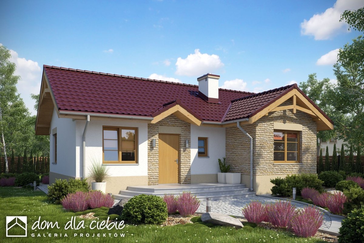 Мансардный дом с террасой