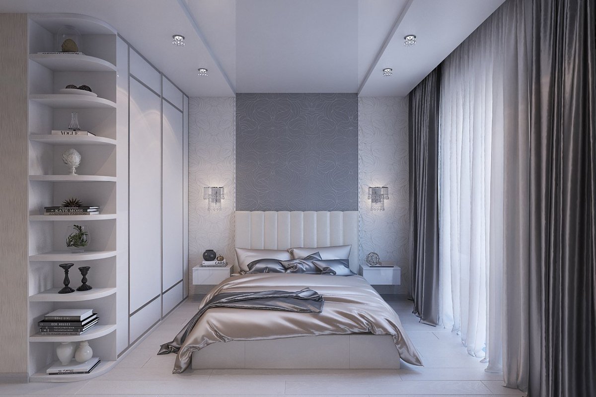 Спальня 9м2 интерьер