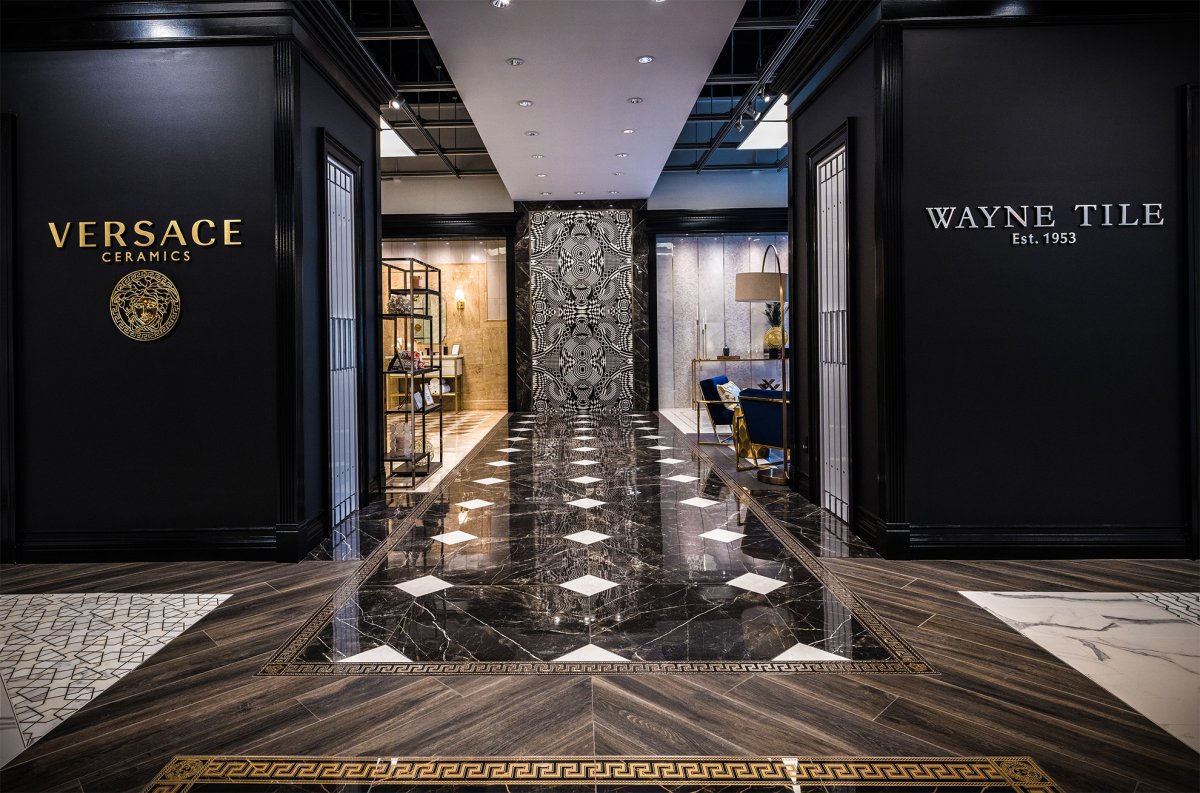 Полы из плитки Версаче
