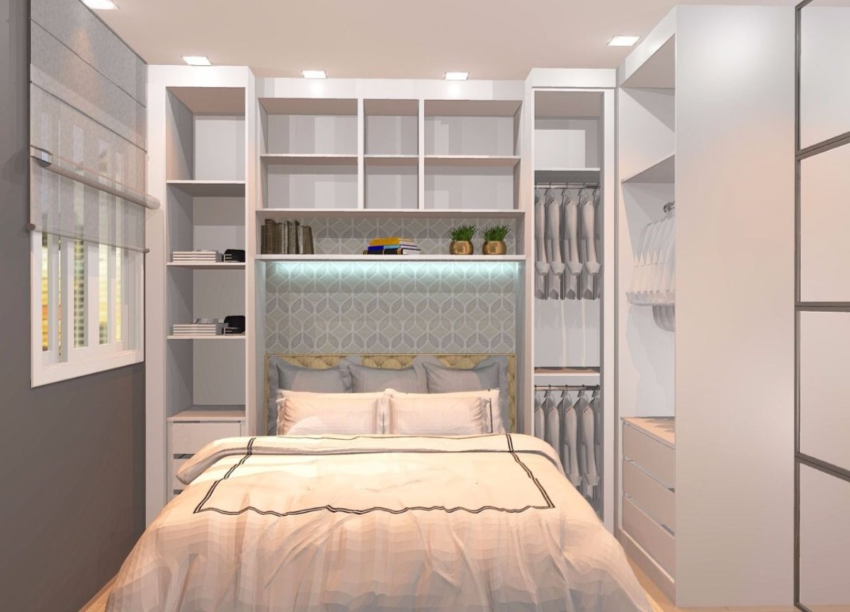 Интерьер спальни в хрущевке