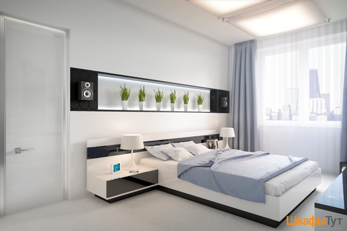 Спальня Италия белая Модерн