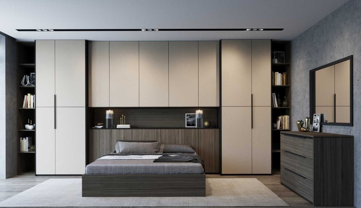 Черно белая мебель