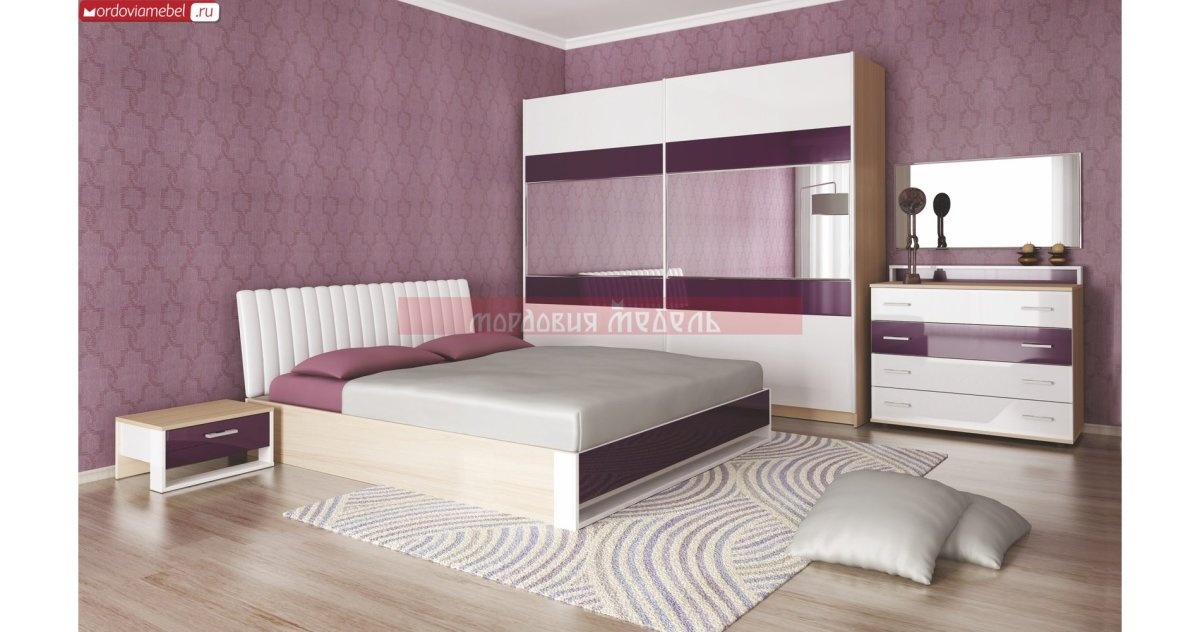 Стильная современная спальня