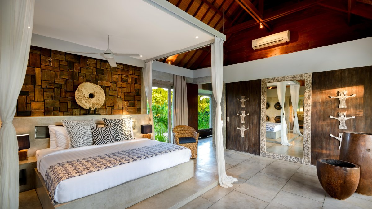 Спальня как на острове