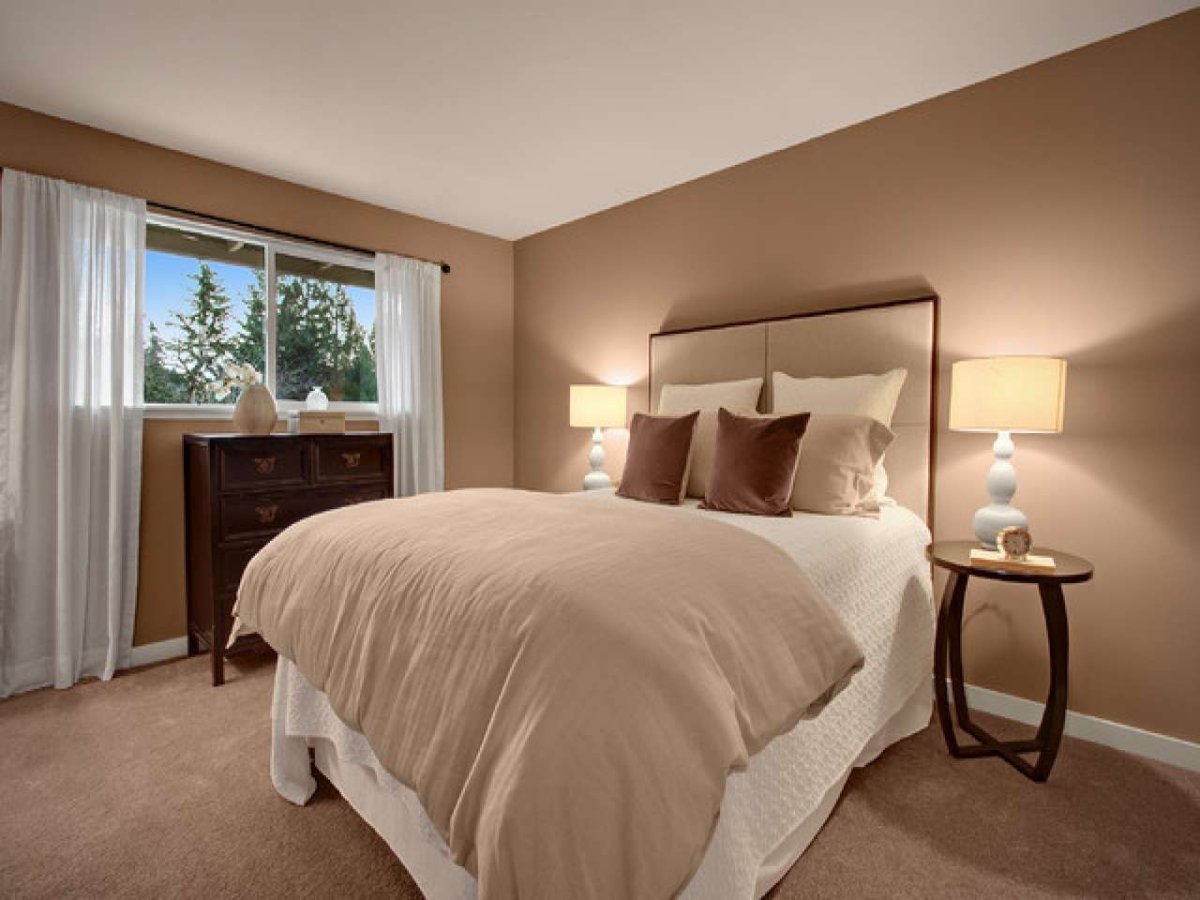 Спальня в цвете тауп