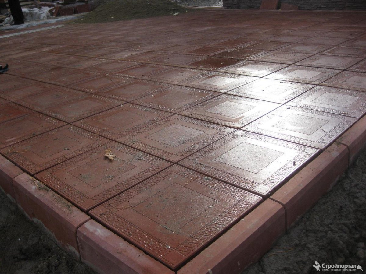 Тротуарная плитка Восток 400х400х50