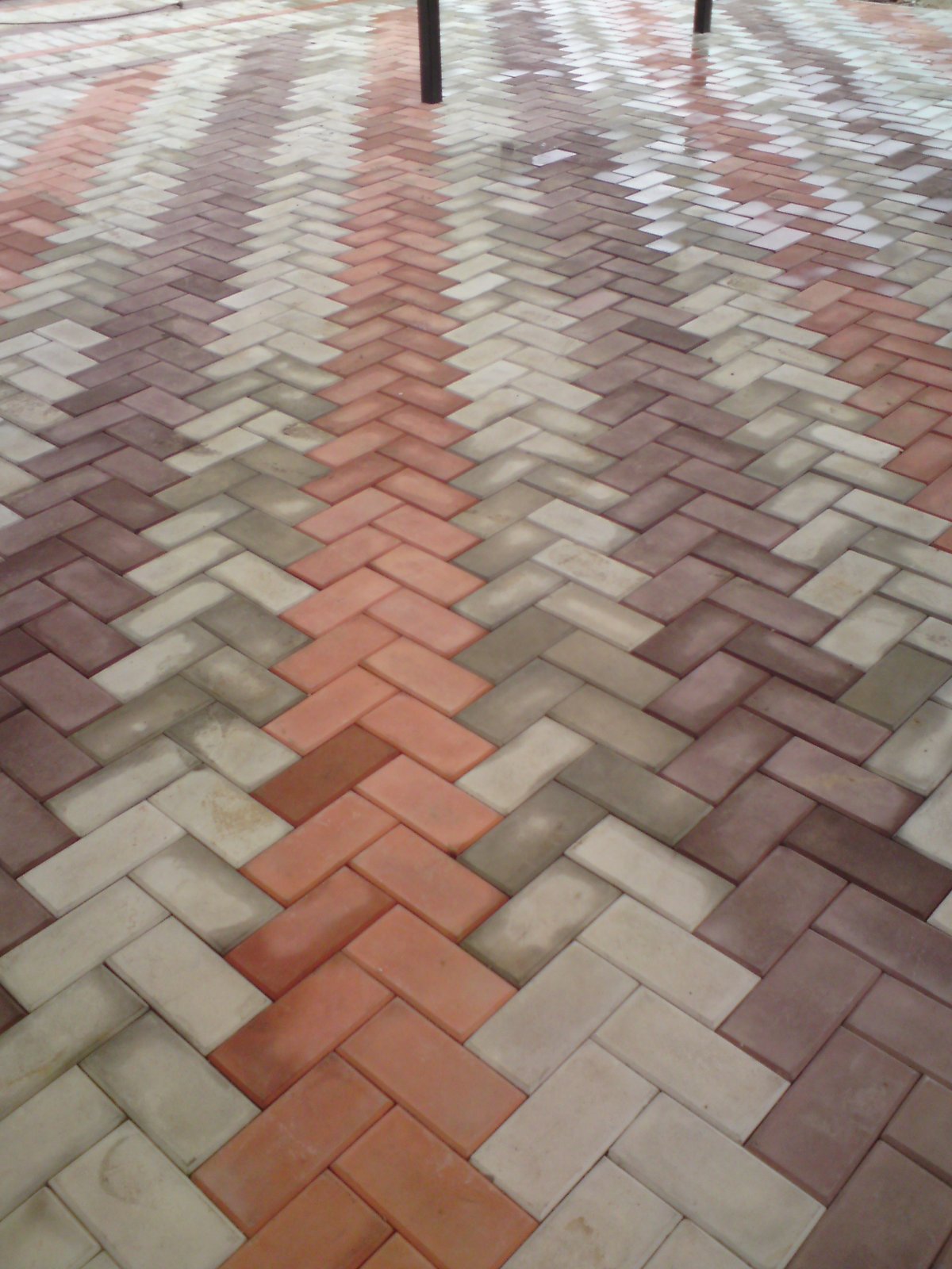 Укладка плитки брусчатки