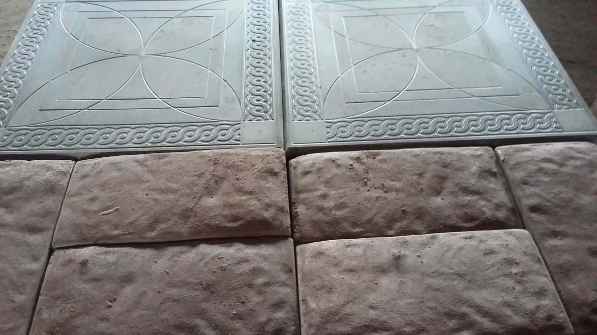 Тротуарная плитка косичка