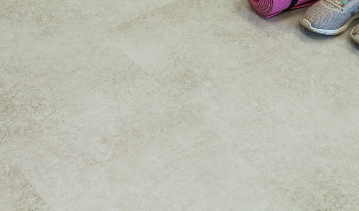 Кварцвиниловая плитка ПВХ Decoria Office Tile DMS 260 мрамор Альпы