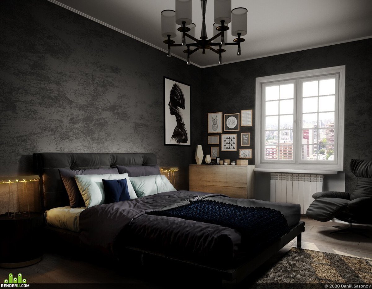 3ds Max Interior Dark