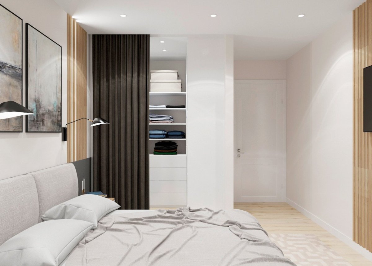 Гардеробные в спальне