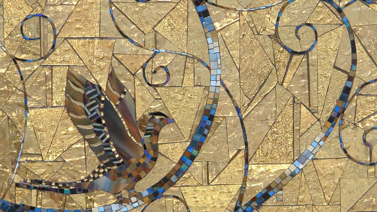 Мозаичное панно ар деко