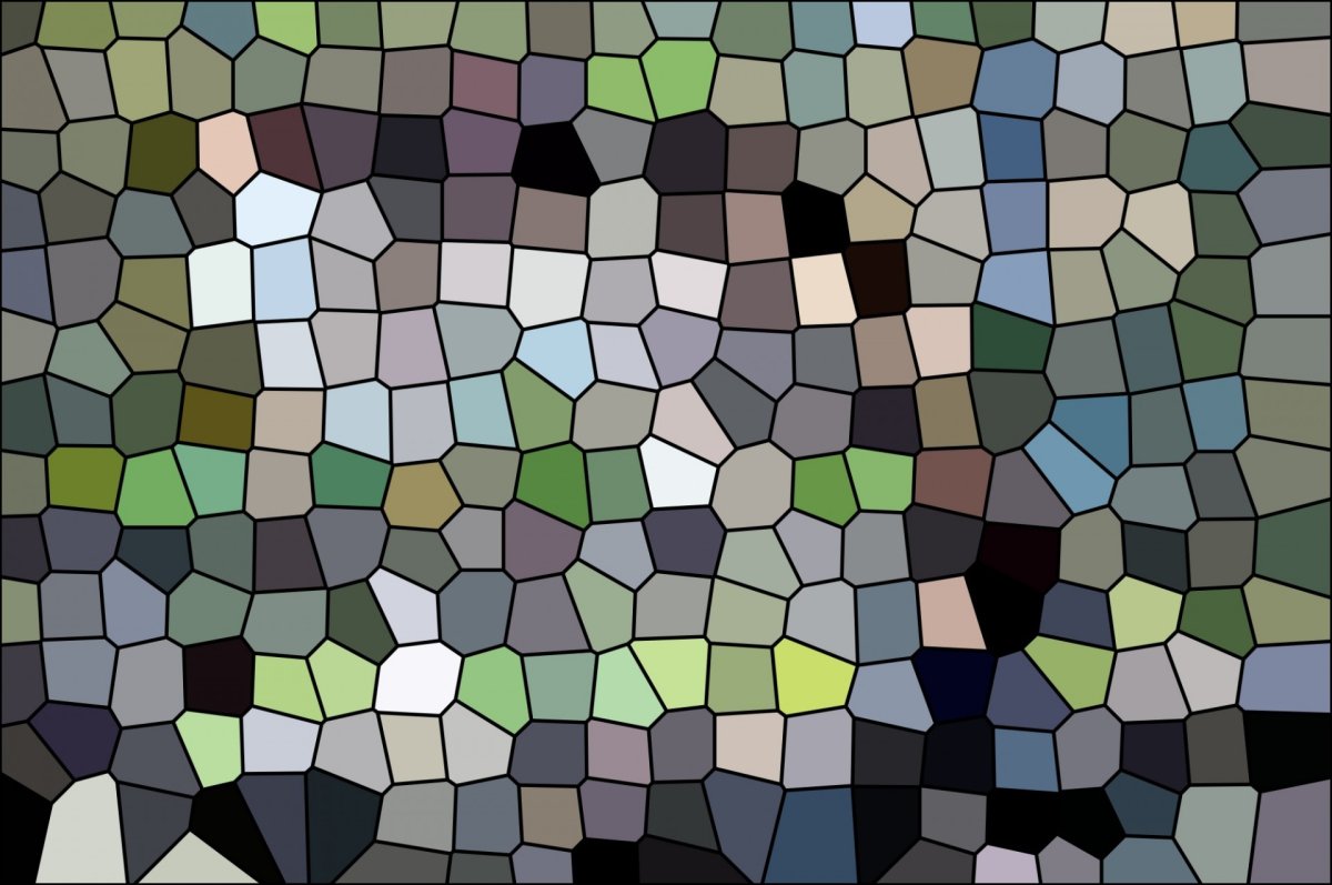 Обои под мозаику