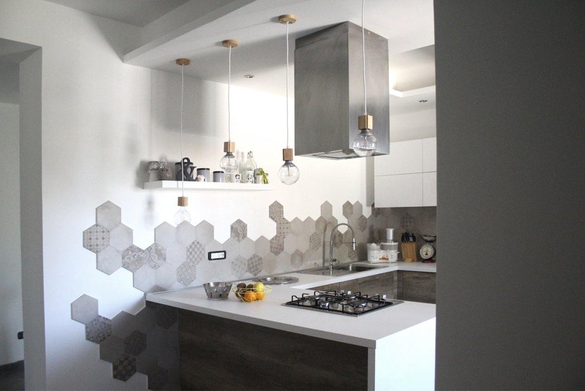 Плитка Гексагон на фартук Керама Марацци