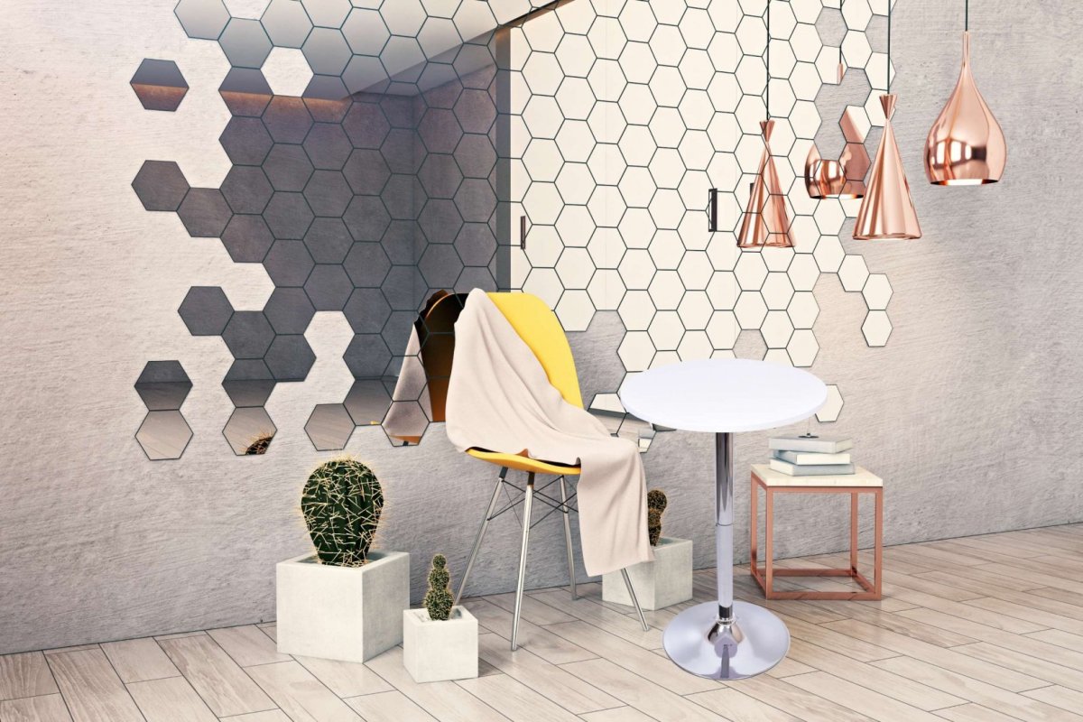 Плитка Гексагон на фартук