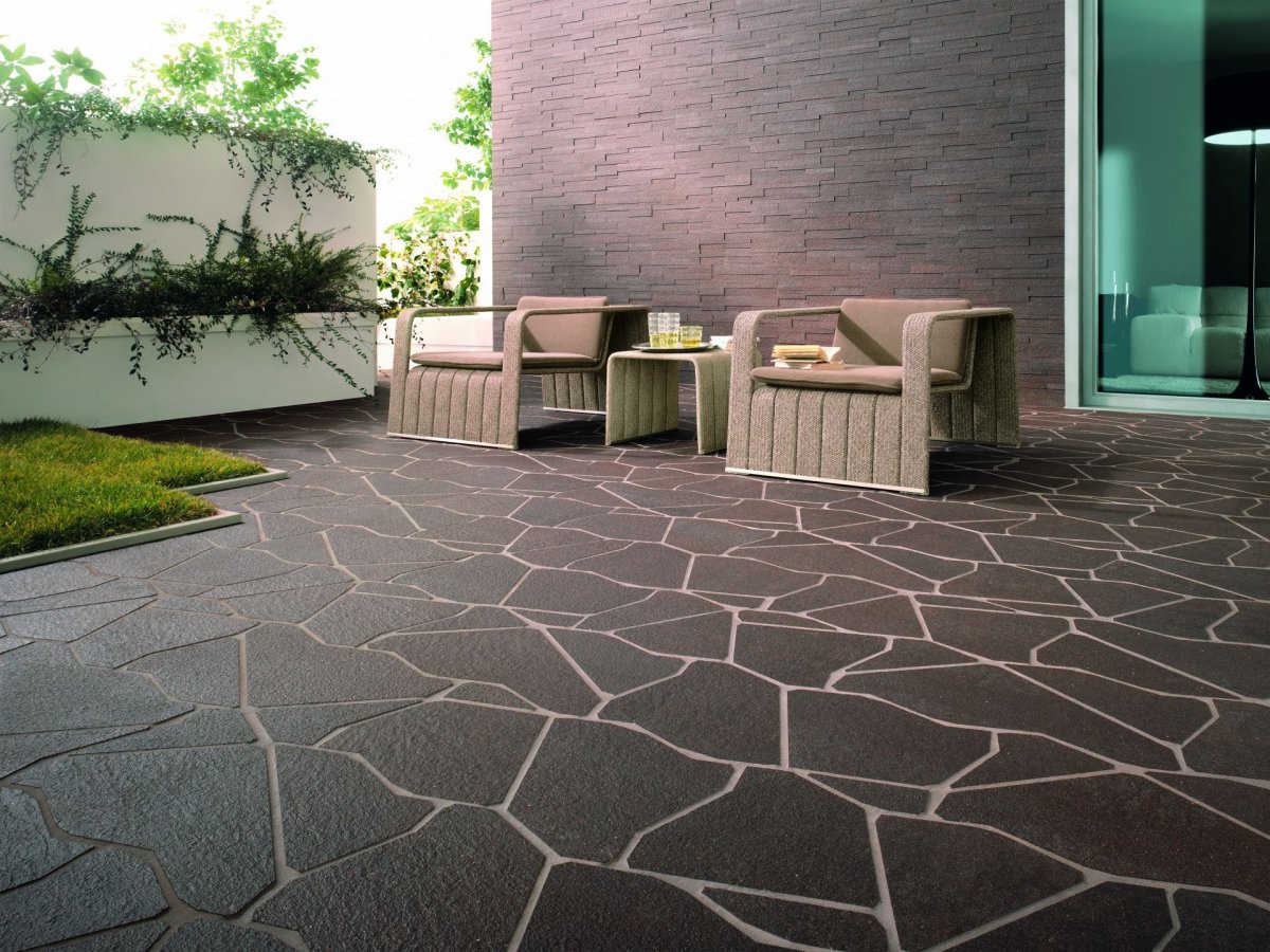 Бетонная плитка для террасы