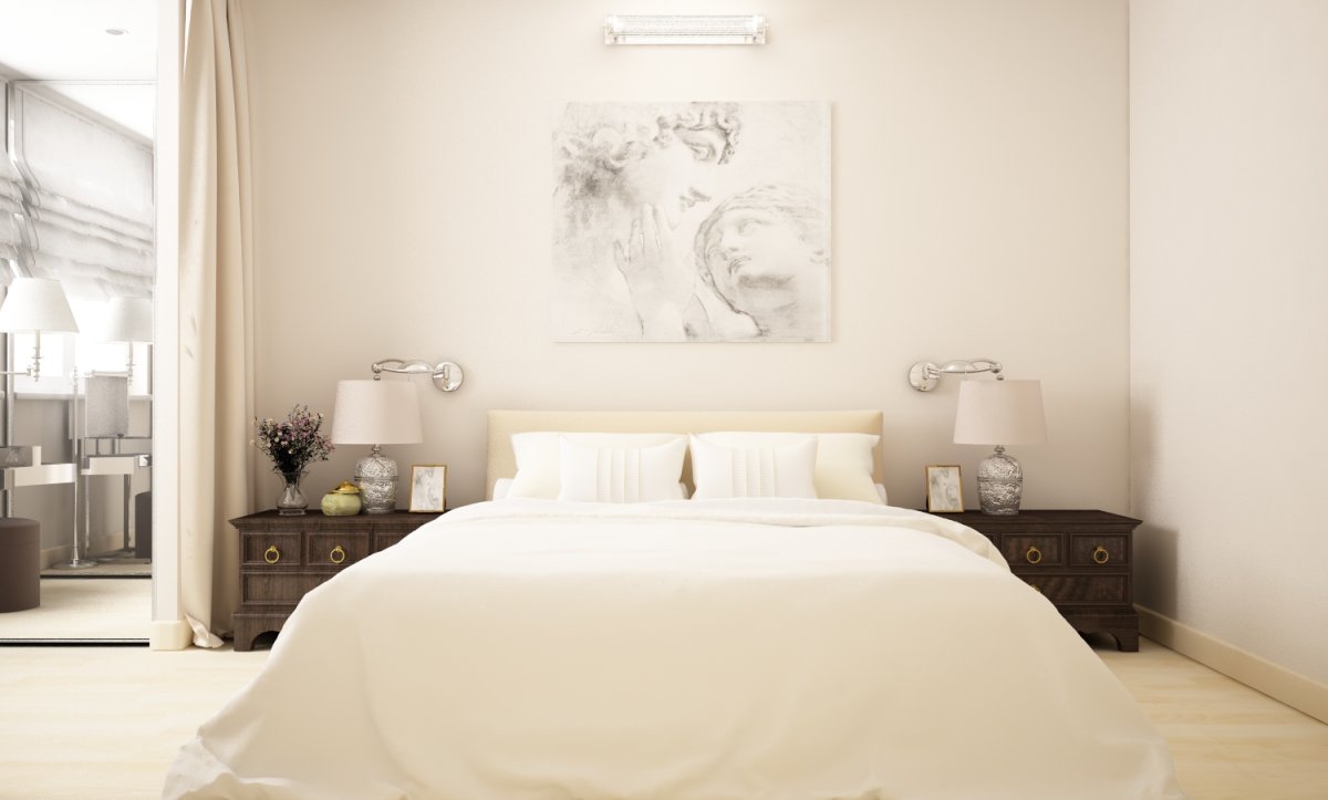 Дизайн спальни для молодоженов