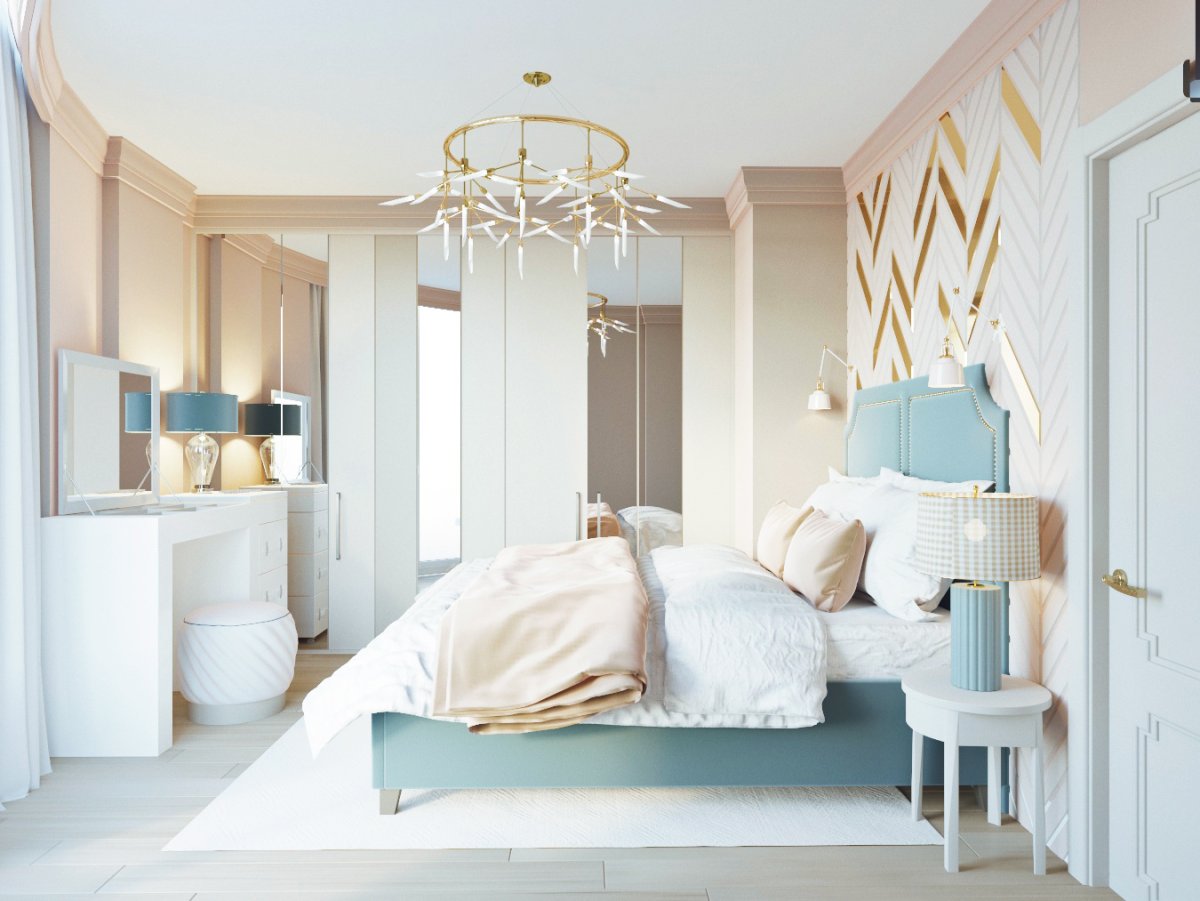 Спальня для молодоженов современная