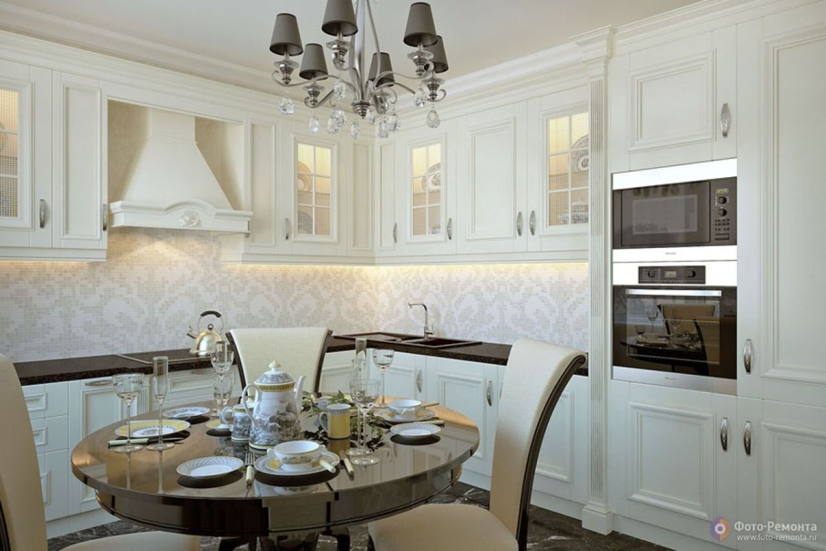 Стильные кухни английская классика в интерьере