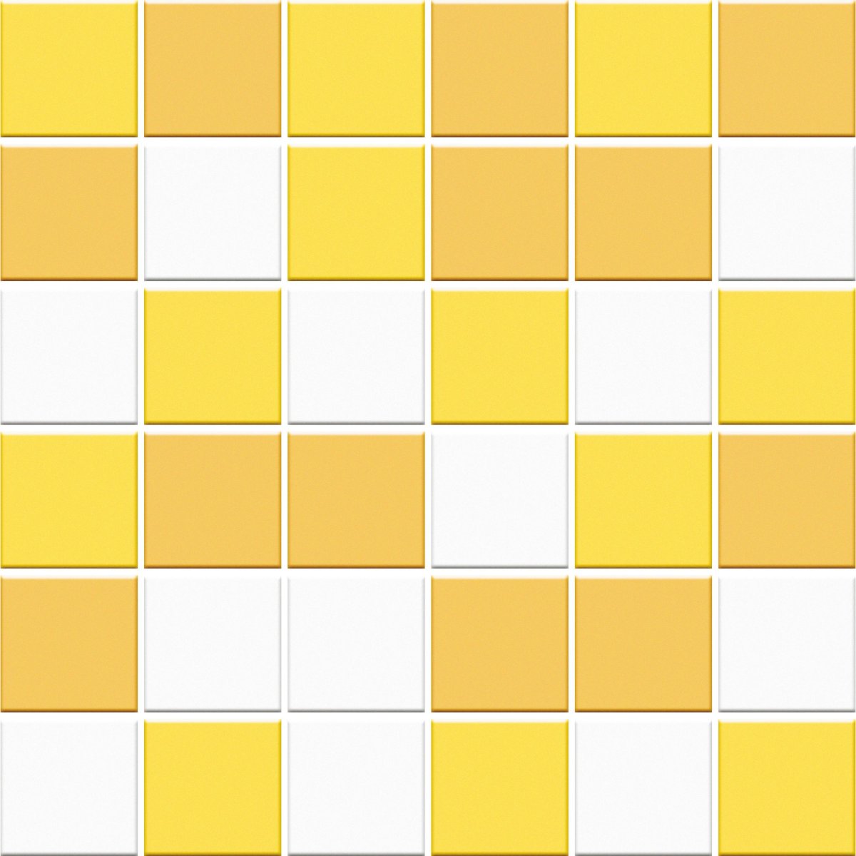 Желтая напольная плитка в интерьере