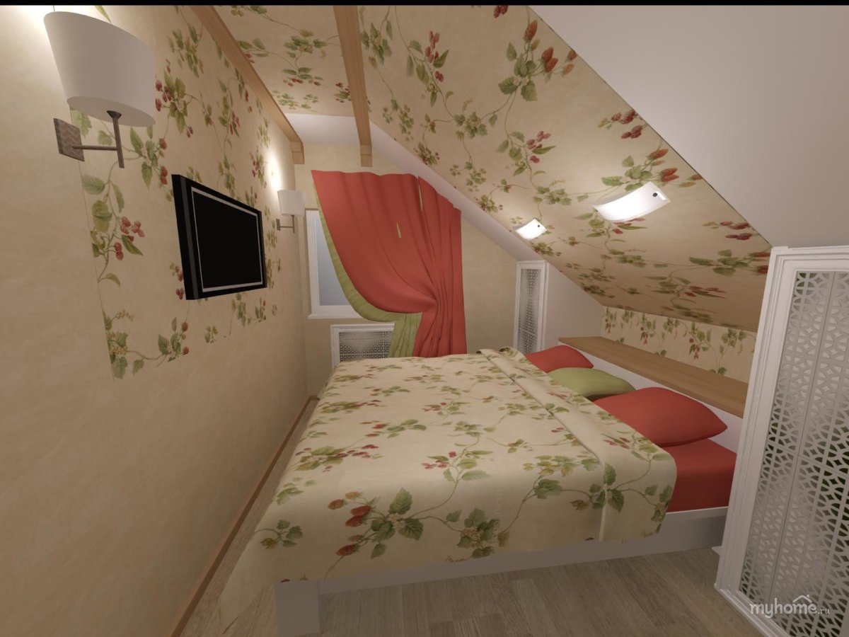 Маленькая спальня на даче