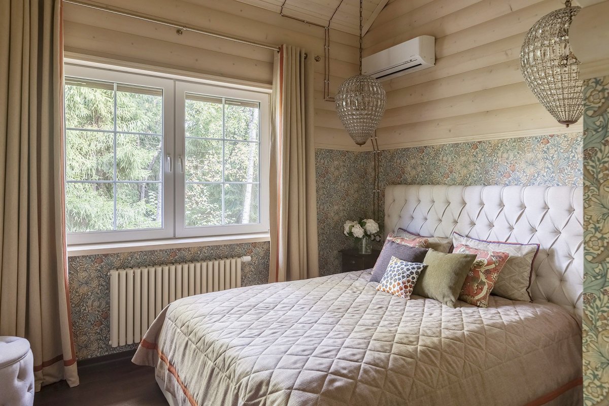 Спальня 12 кв.м в стиле Прованс