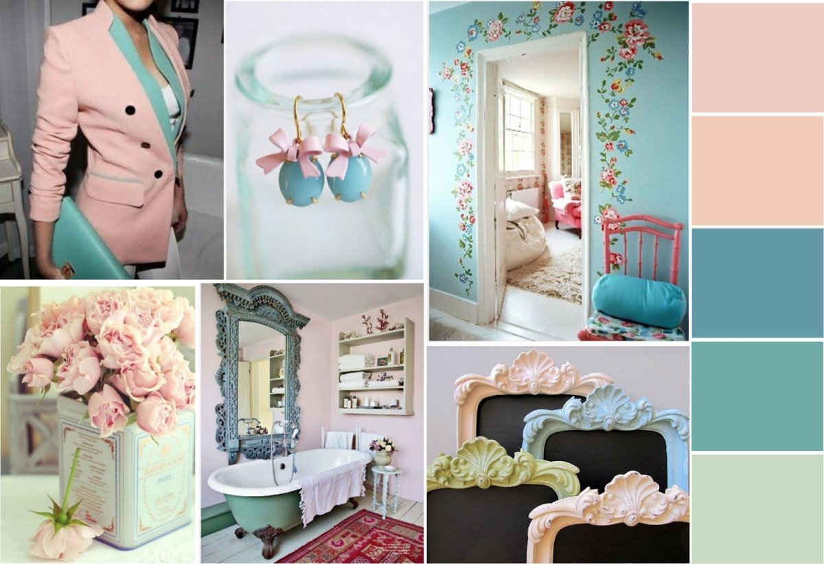 Мудборд палитра