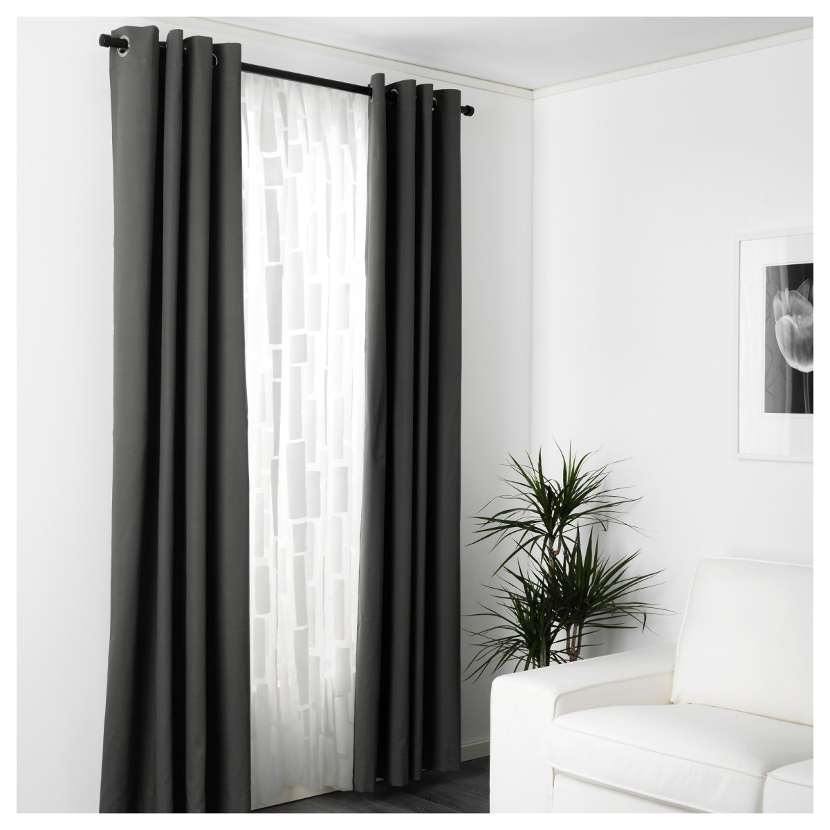 Черные шторы