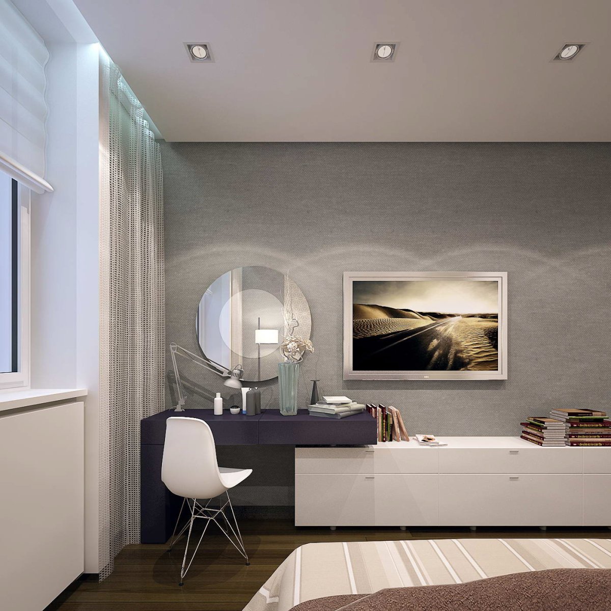 Длинный комод в спальню