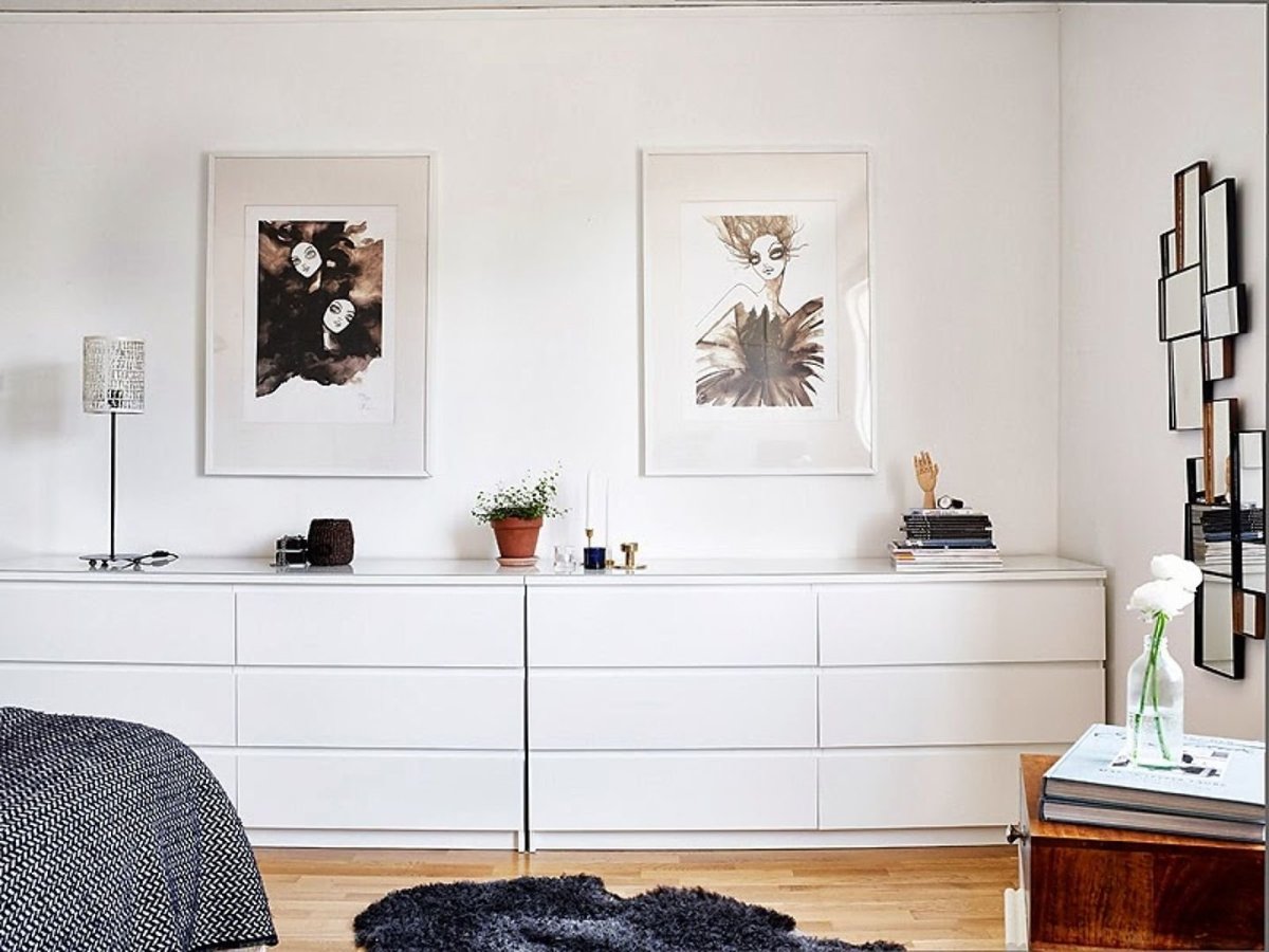 Комод МАЛЬМ икеа большой