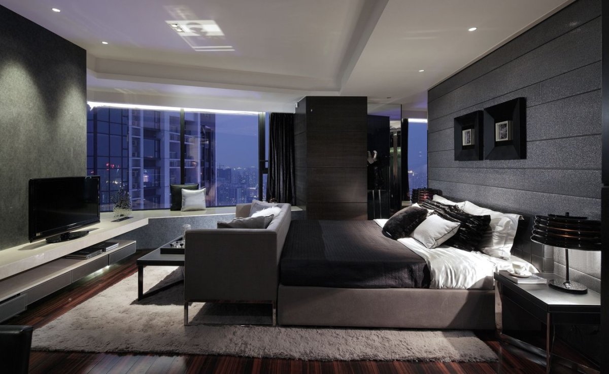 Спальня в минималистическом стиле 12 кв.м